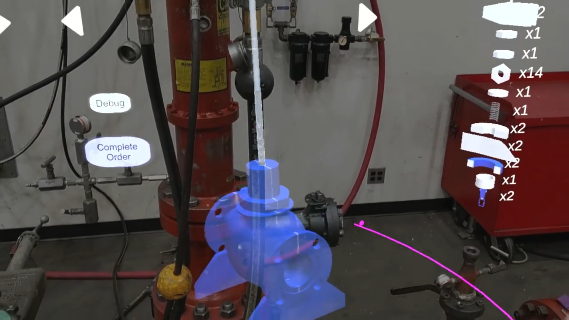Mixed Reality - ERP Integration - Virtual Work Order Processing